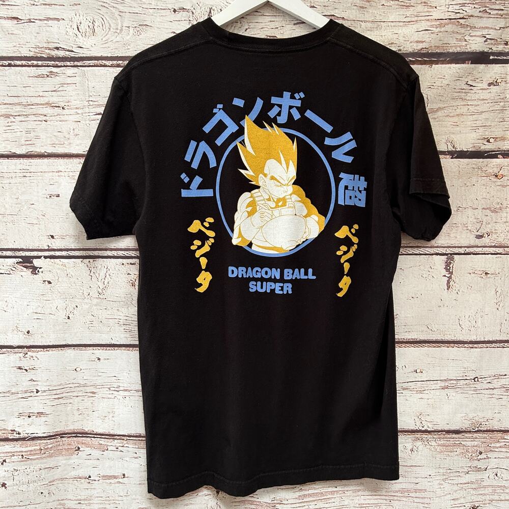 DRAGON BALL SUPER Black Logo Shirt Sz L